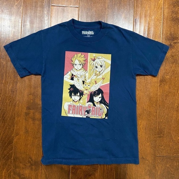 Fairy Tail Anime Japan Funimation Navy Blue Women's T-Shirt Size Small - Picture 3 of 8